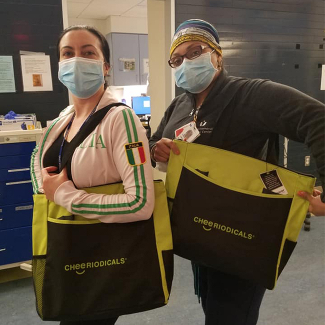 hospital heroes with tote bag